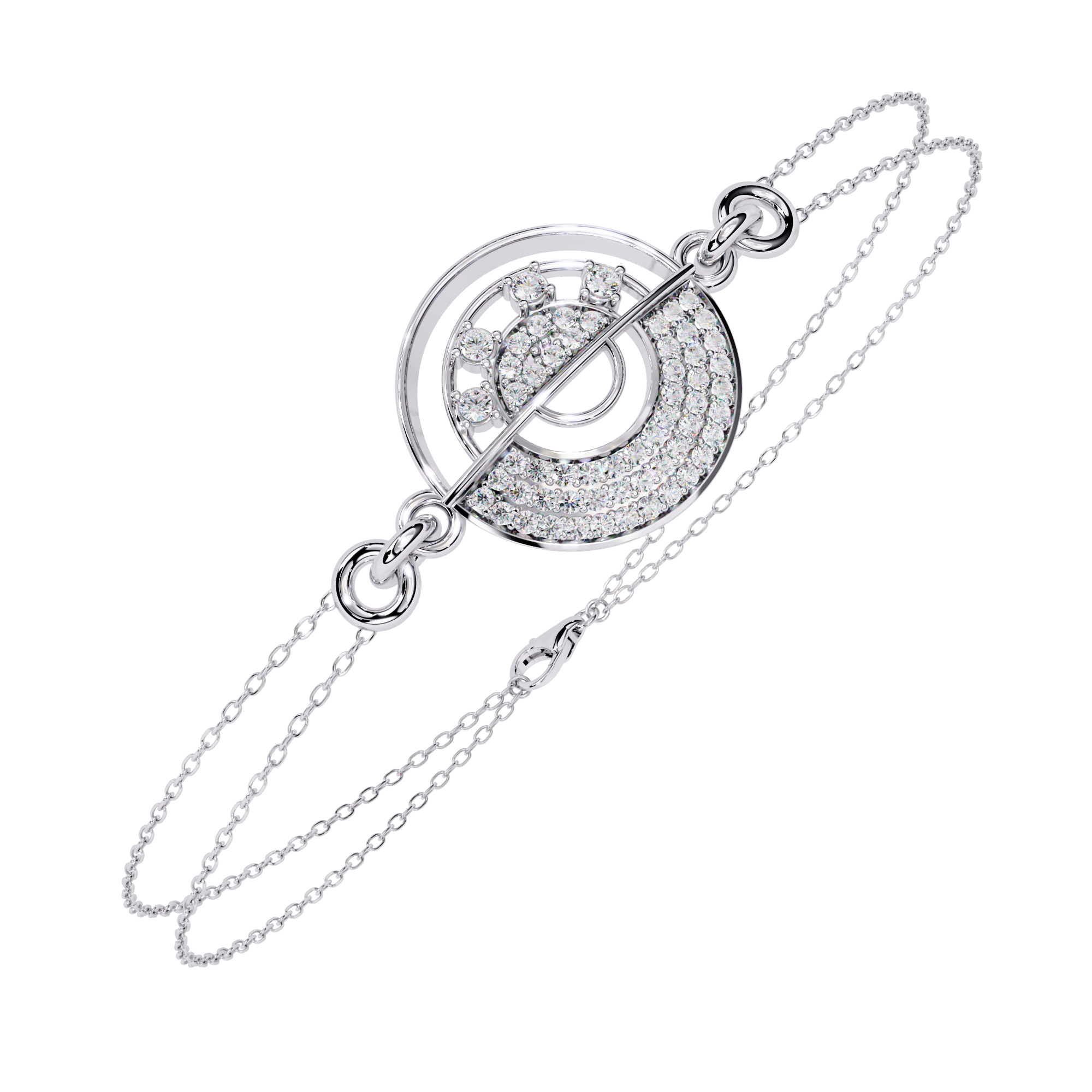 Solitairekart 0.42ct Daily Wear Round Diamond Bracelet-HI Color, VS-SI Clarity